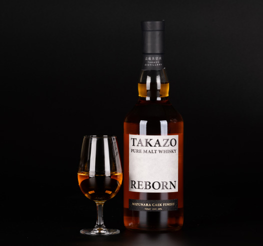 TAKAZO PURE MALT WHISKY REBORN MIZUNARA CASK FINISH