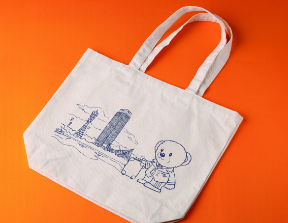 マスコットベア「オルタン」エコバッグ（W40×H43×D7㎝） – 神戸三宮の