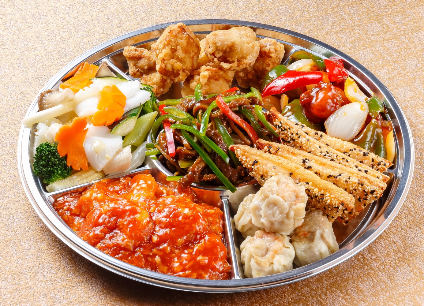 中国料理七種盛り合わせ