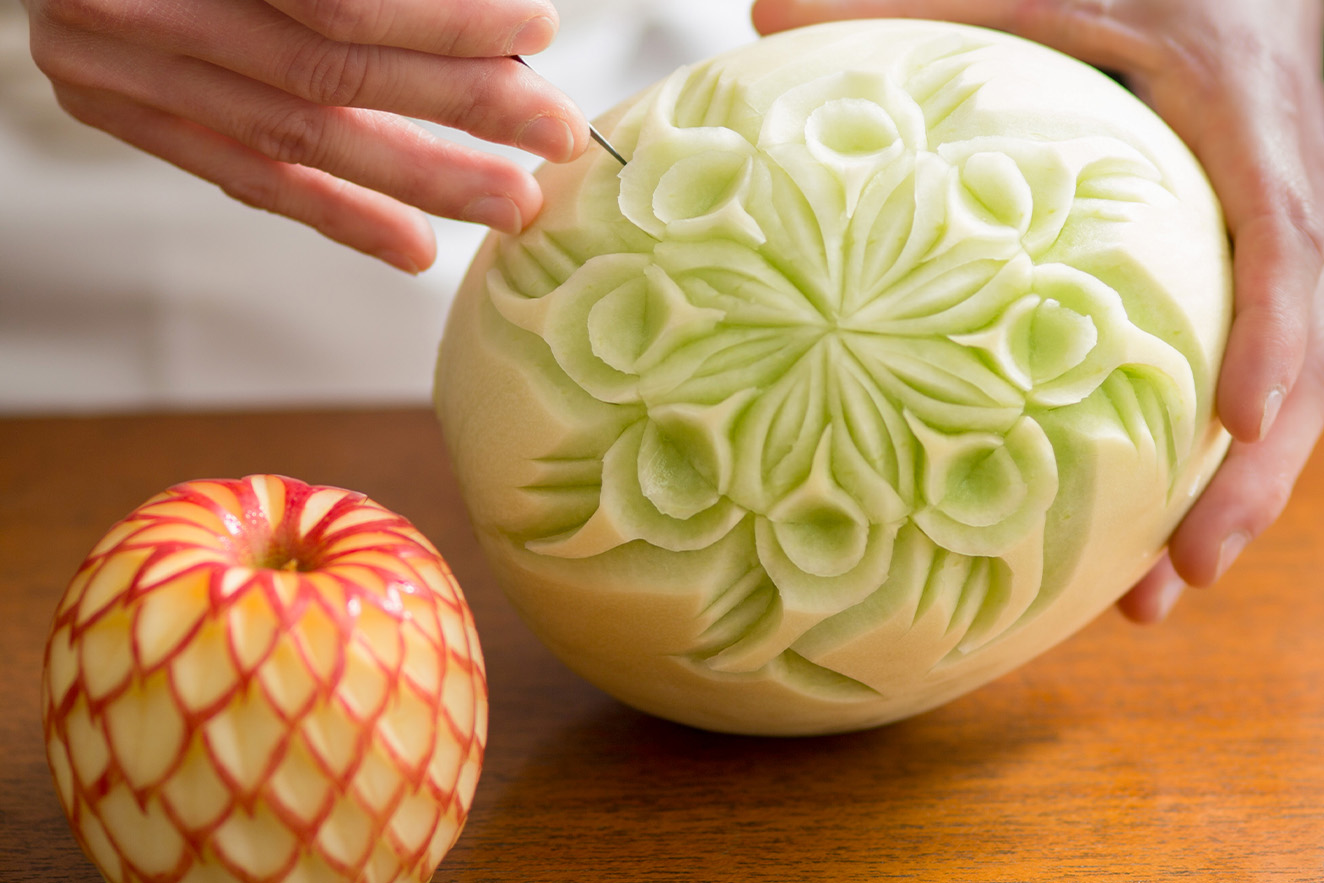 フルーツカービングの画像