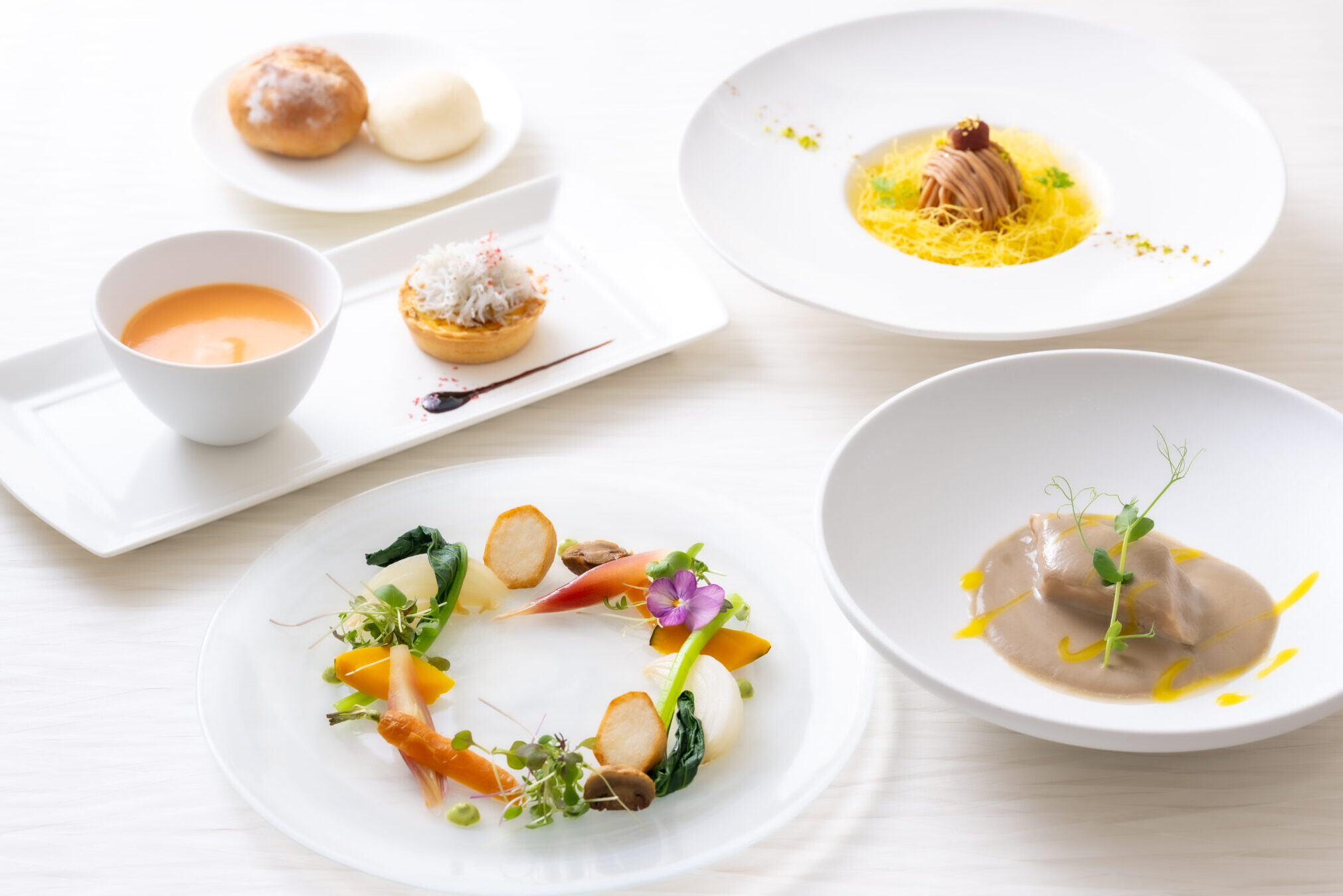 【カジュアルダイニング カメリア】KOBE 6ホテル食の旅　チャリティーランチ