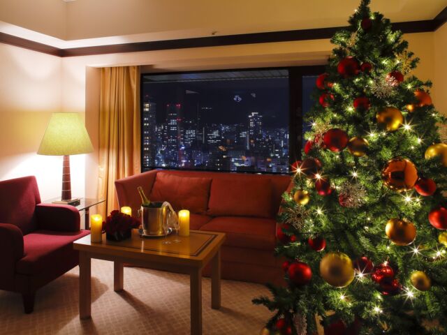 .
【ご予約受付中！宿泊プラン】
クリスマス装飾を施した限定ルームで、素敵な想い出を。

クリスマスツリーをはじめ、リースやガーランドなどで
装飾された1日1室限定のコンセプトスイートや、
ルームサービスディナー付きのお部屋など、
クリスマスにぴったりの宿泊プランをご用意しました。
大切な方とごゆっくりお過ごしください。

詳細はホテル公式HPをご覧ください。
